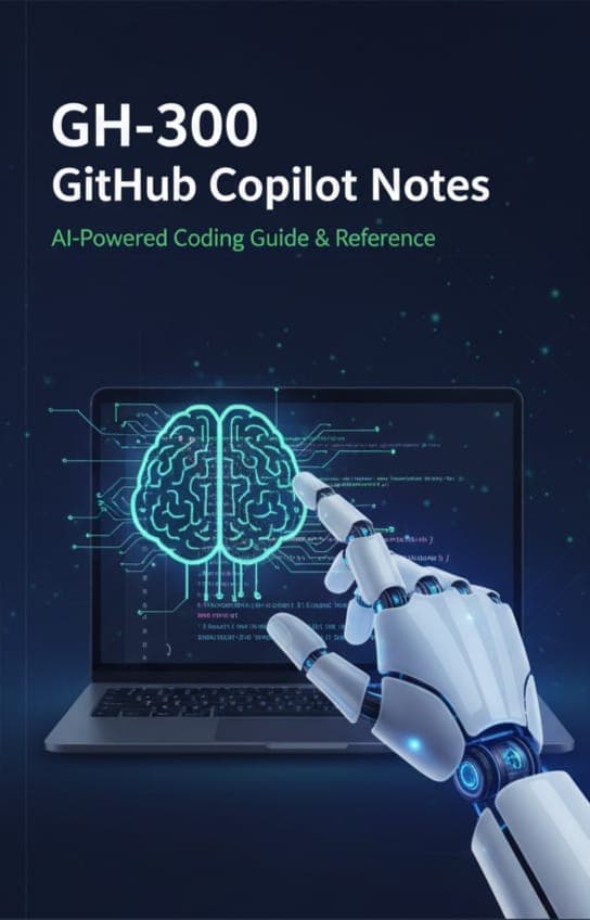 GH-300 GitHub Copilot Notes PDF Cover